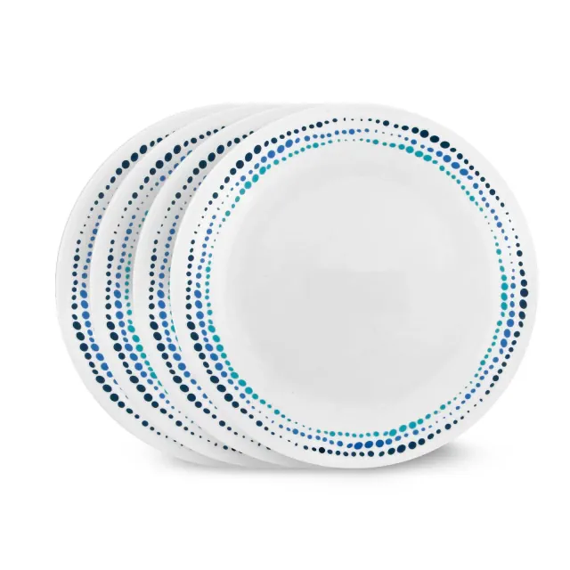 Corelle 4pk Ocean Blue Lunch Plates