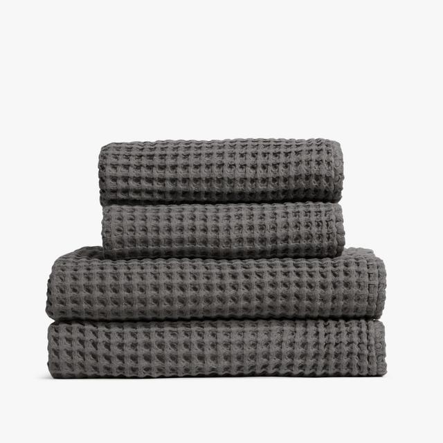 Waffle Towels (Charcoal)