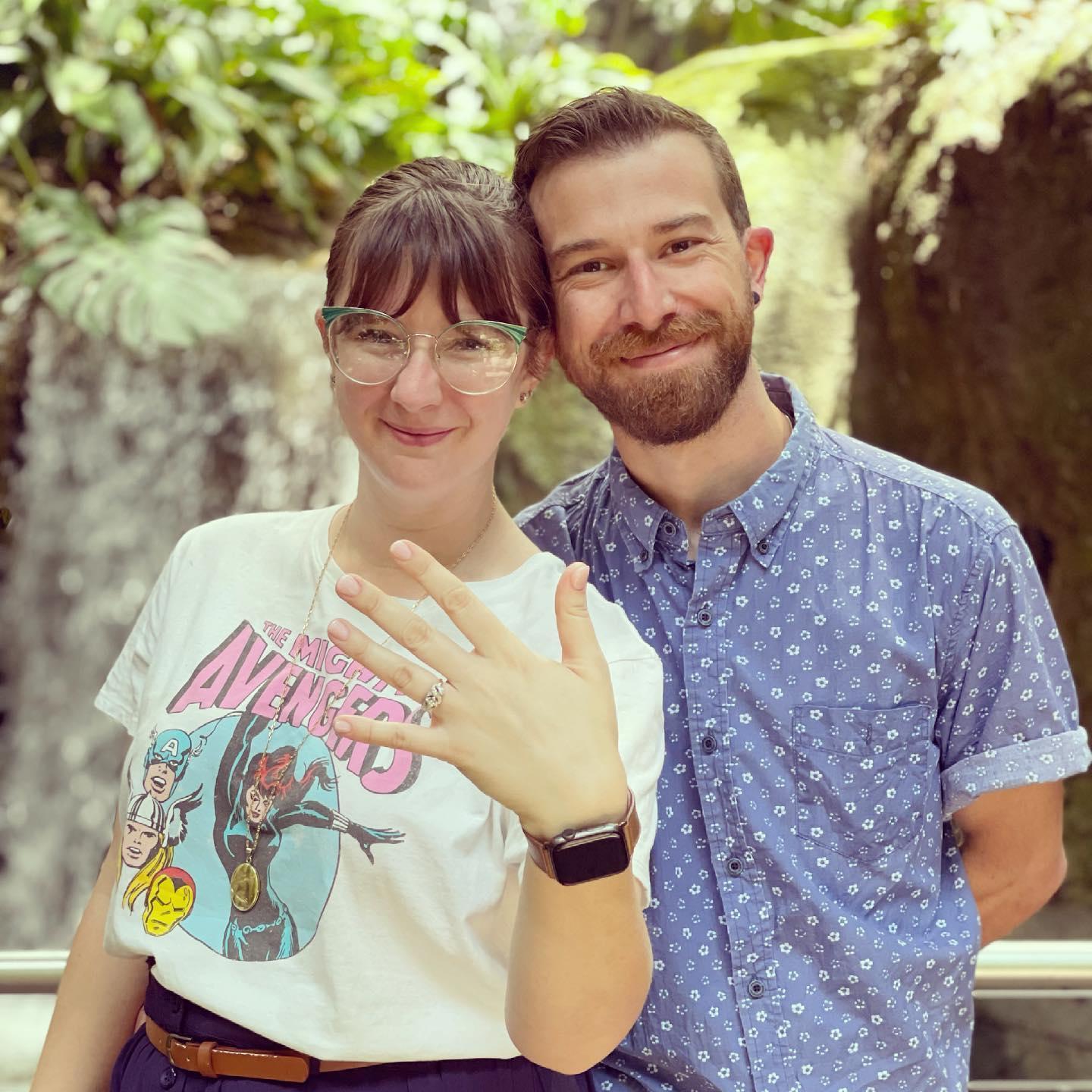 May 15, 2021: The day we got engaged. Together we planned a magical day at the San Diego Zoo!