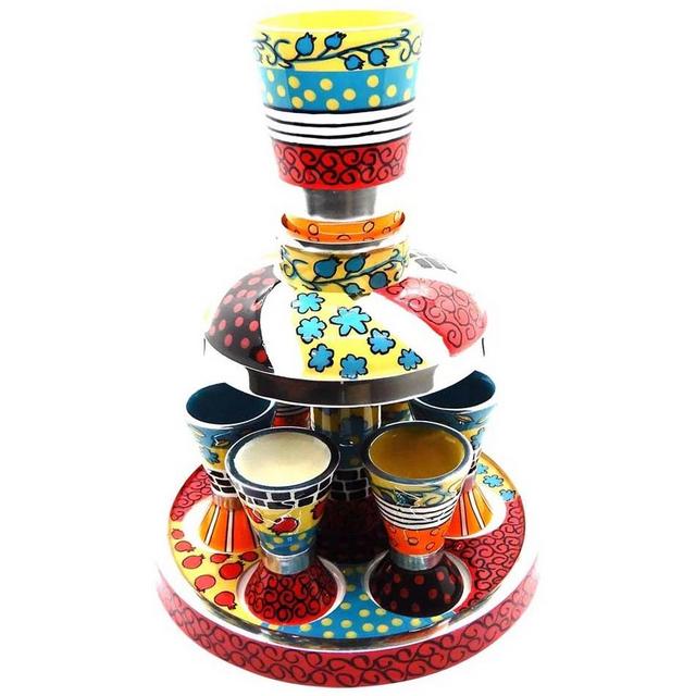 Hadarya Hand Painted Kiddush Fountain