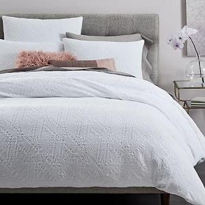 Organic Geo Waffle Jacquard Shams (standard)