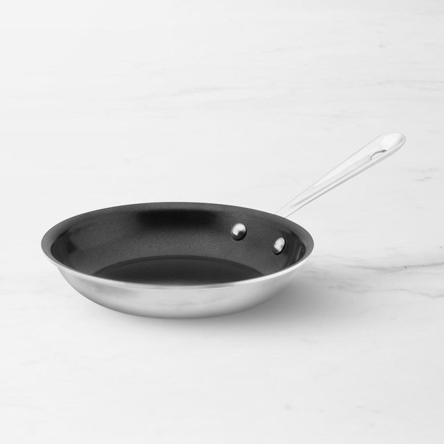 All-Clad D3® Tri-Ply Stainless-Steel Nonstick Fry Pan, 8"