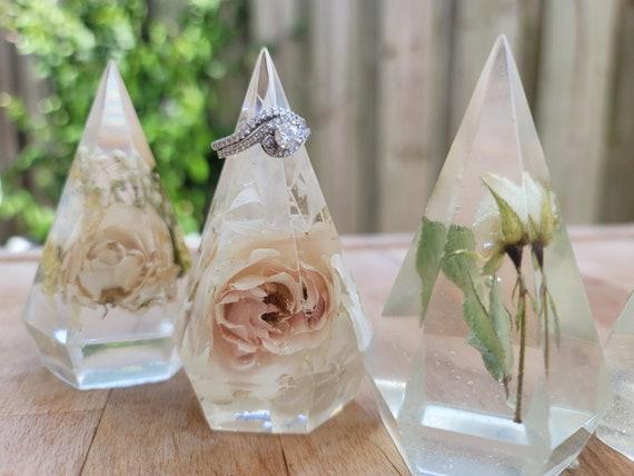 Wedding Bouquet Preservation - Resin Ring Holder