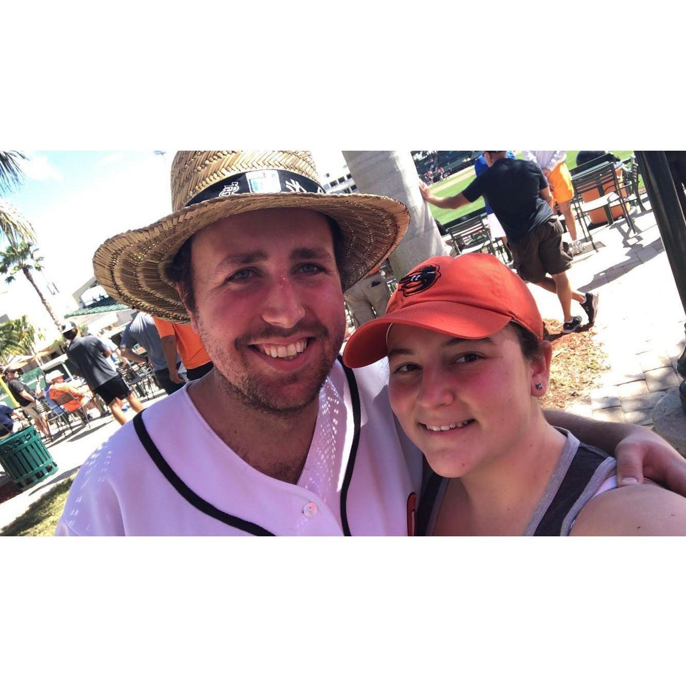 First Spring training trip to Tampa, FL - March 2019.