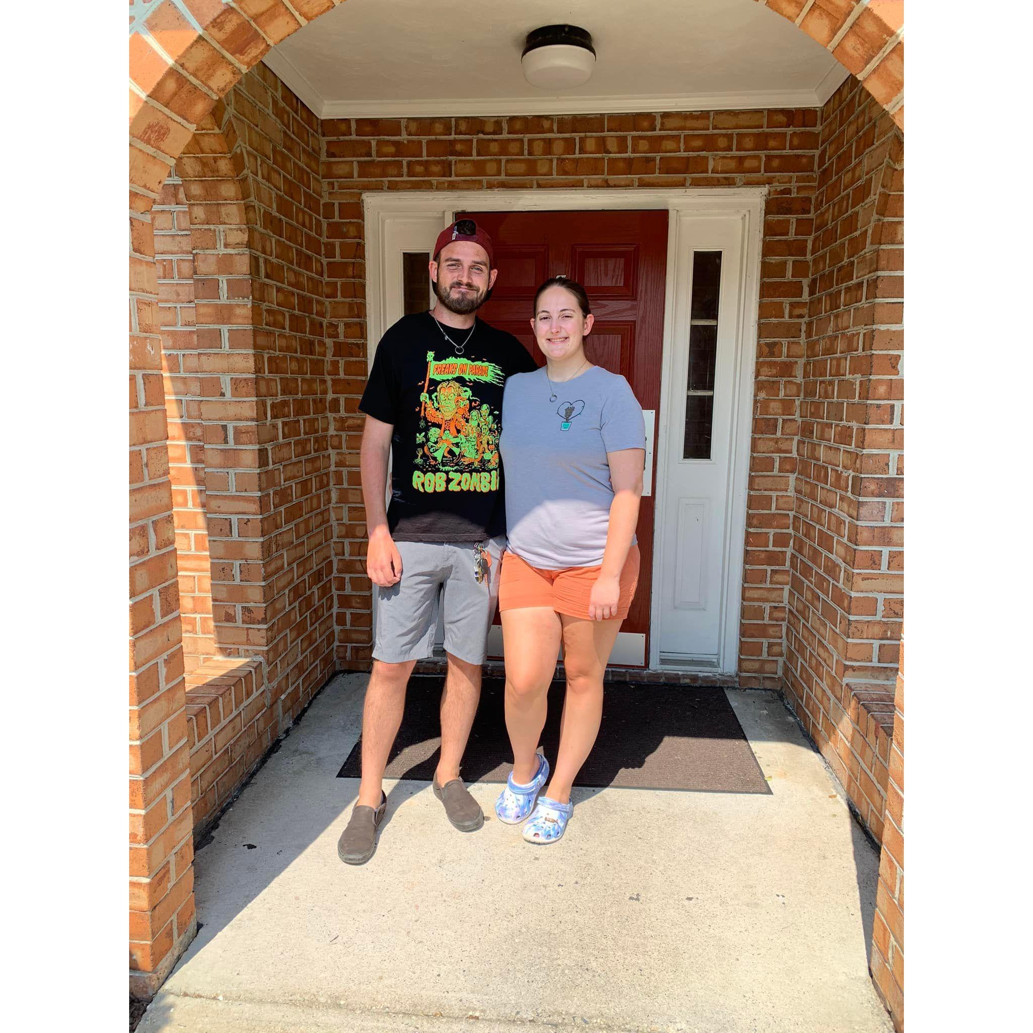 Our first apartment together.