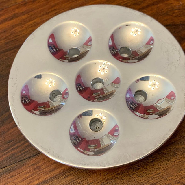 Dansk Candleholder - Round - Silver - Original Box - MCM - Mid Century Modern Design - Home Decor - Y1