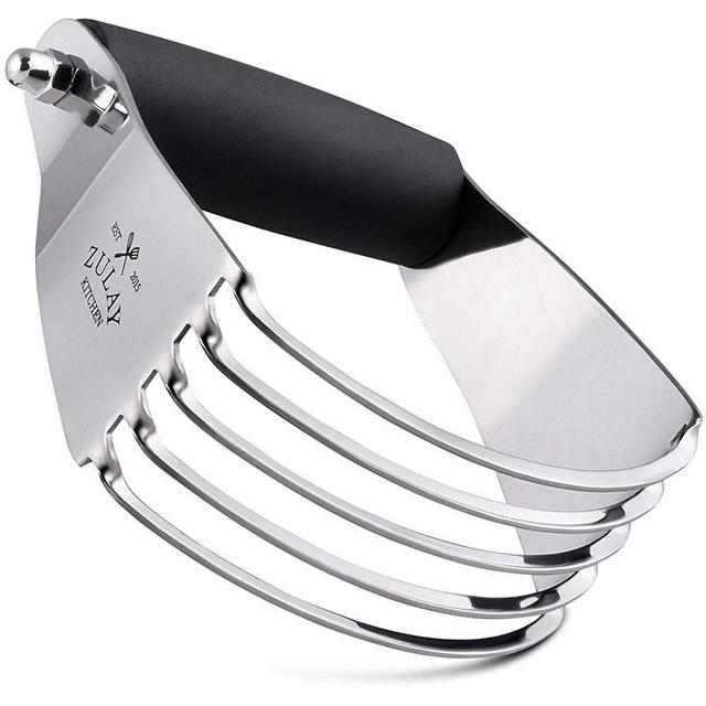 Professional Dough Blender, Pastry Cutter Stainless Steel, Heavy Duty Pastry Blender and Dough Cutter with Blades by Zulay Kitchen