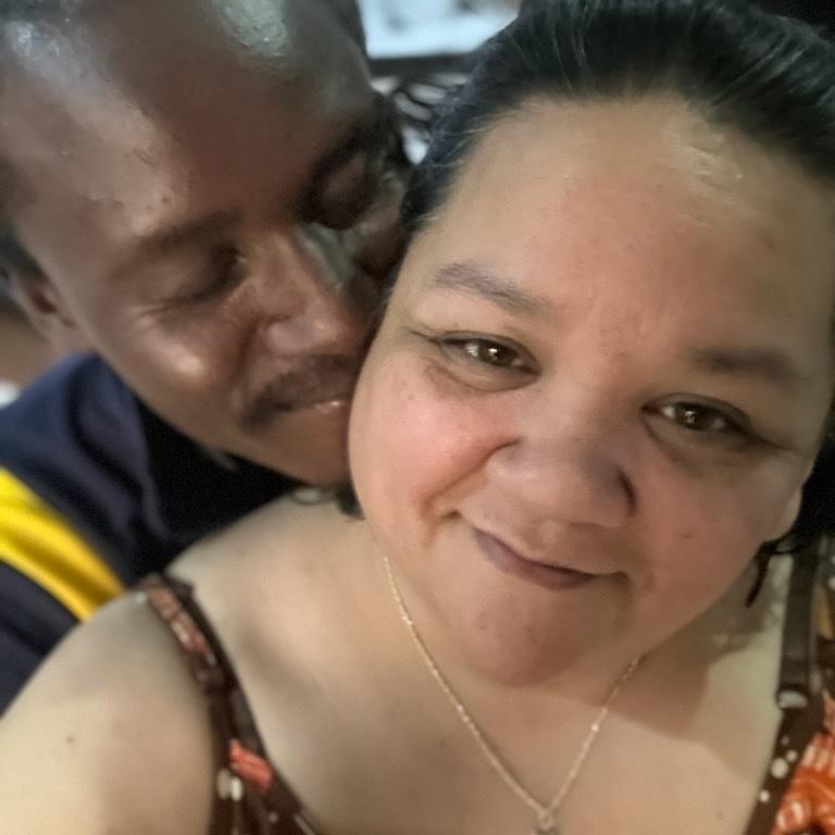 On our way out for a walk around Ikoyi. He had to have a picture of us together and took so many we left 15 minutes late!