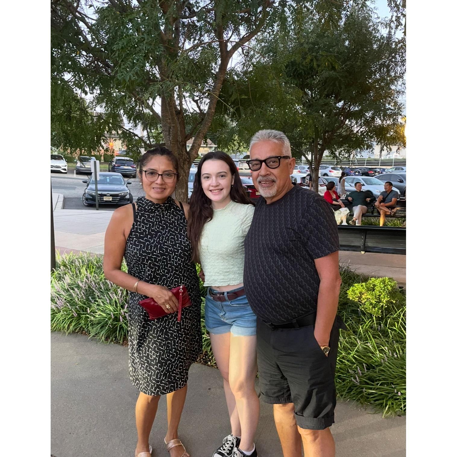 Future mother- and father-in-laws, and two of my favorite people :)