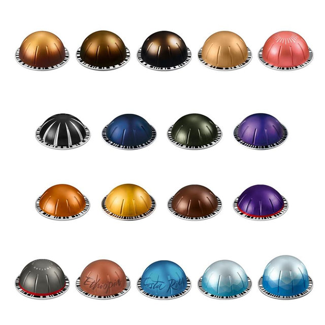 Discovery Sampler Coffee & Espresso Capsules Assorted Pods Mix Pack (18 Pods, Ice Lover Pack)