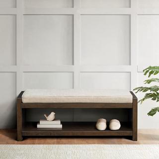 Ivan Accent Bench with Lower Shelf