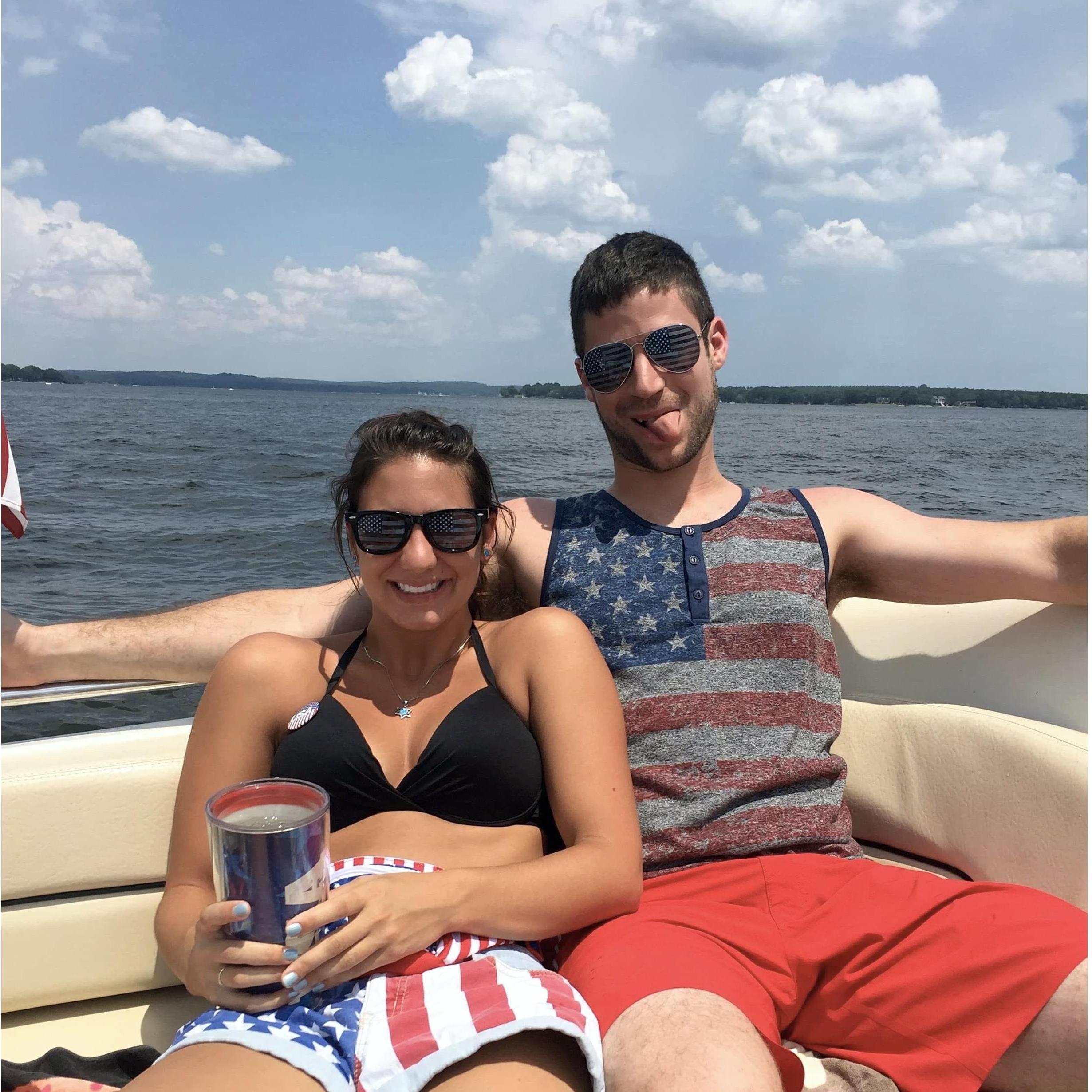2017 - Another Fourth of July on the lake! We love spending our summers boating on Lake Wateree in South Carolina
