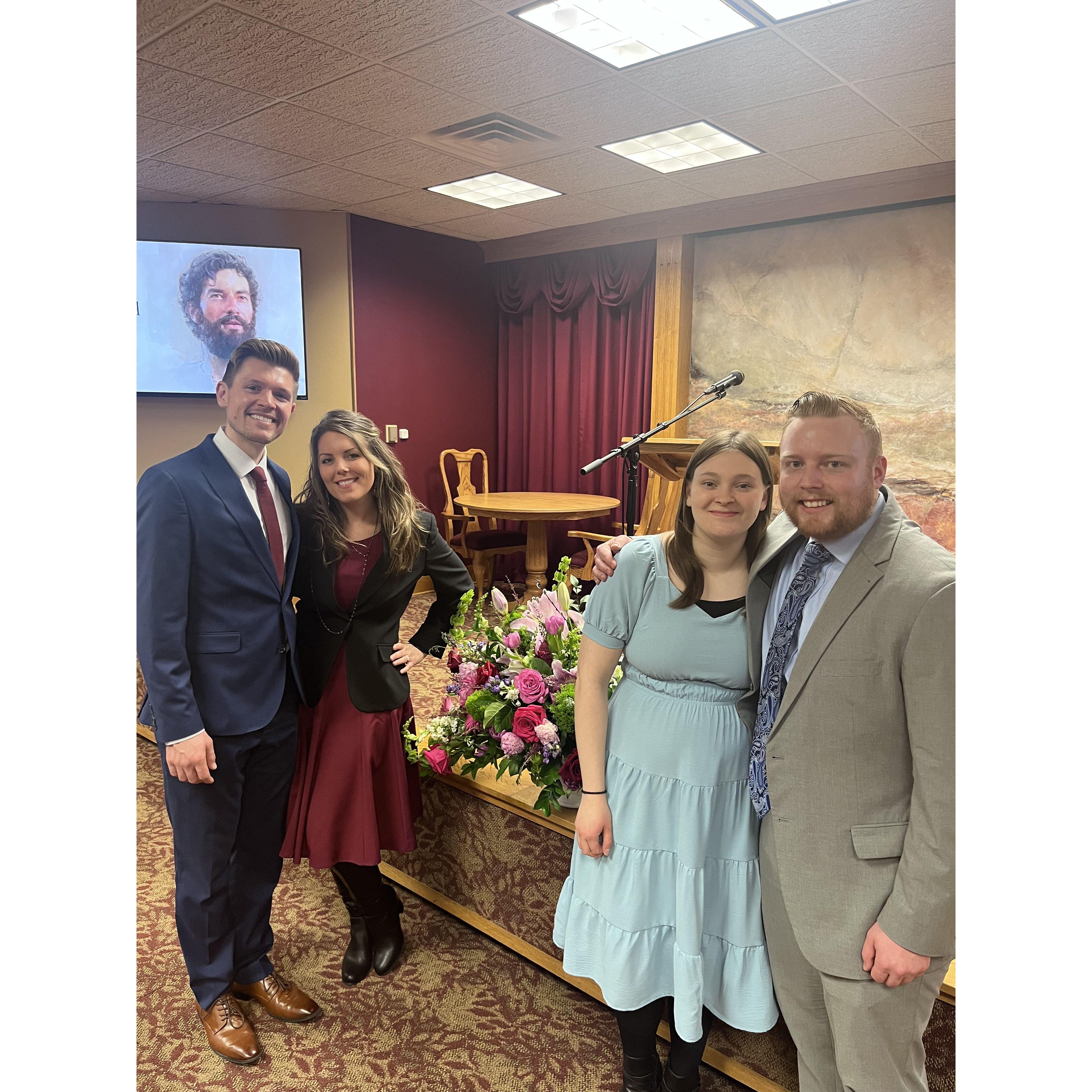 First memorial together