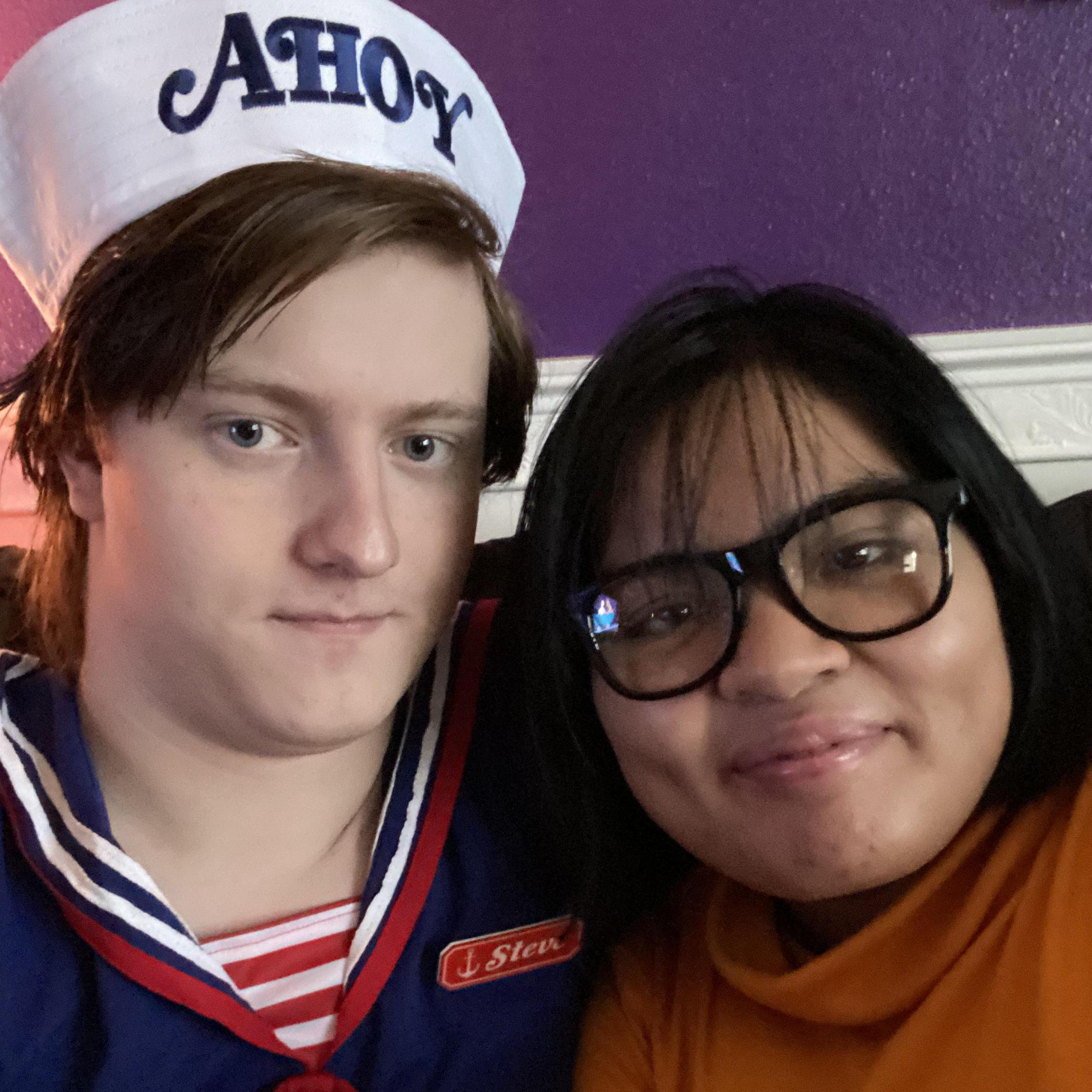 Halloween 2020. We are Steve Harrington (Stranger Things) and Velma.