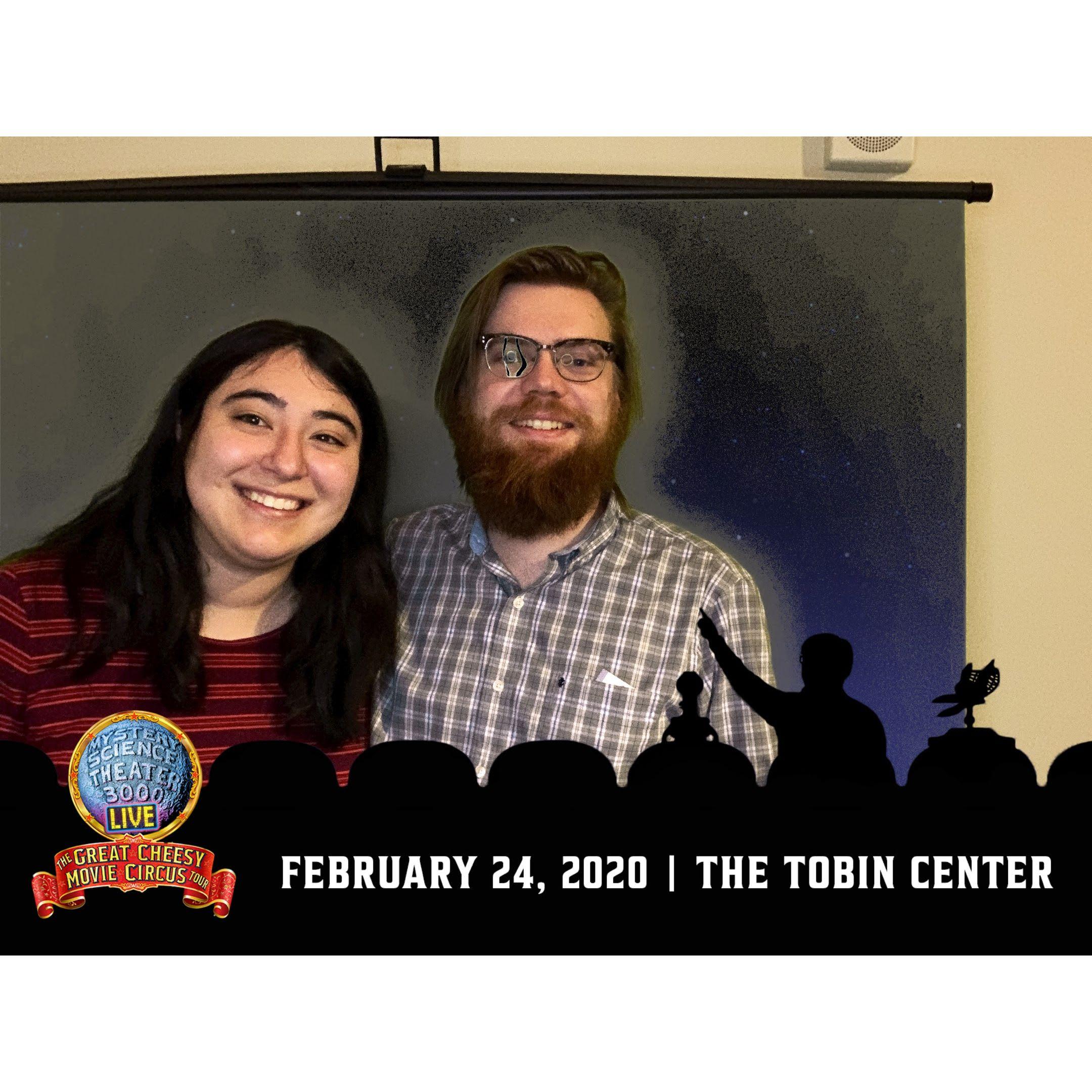 One of our earliest dates, we went to see MST3K Live.