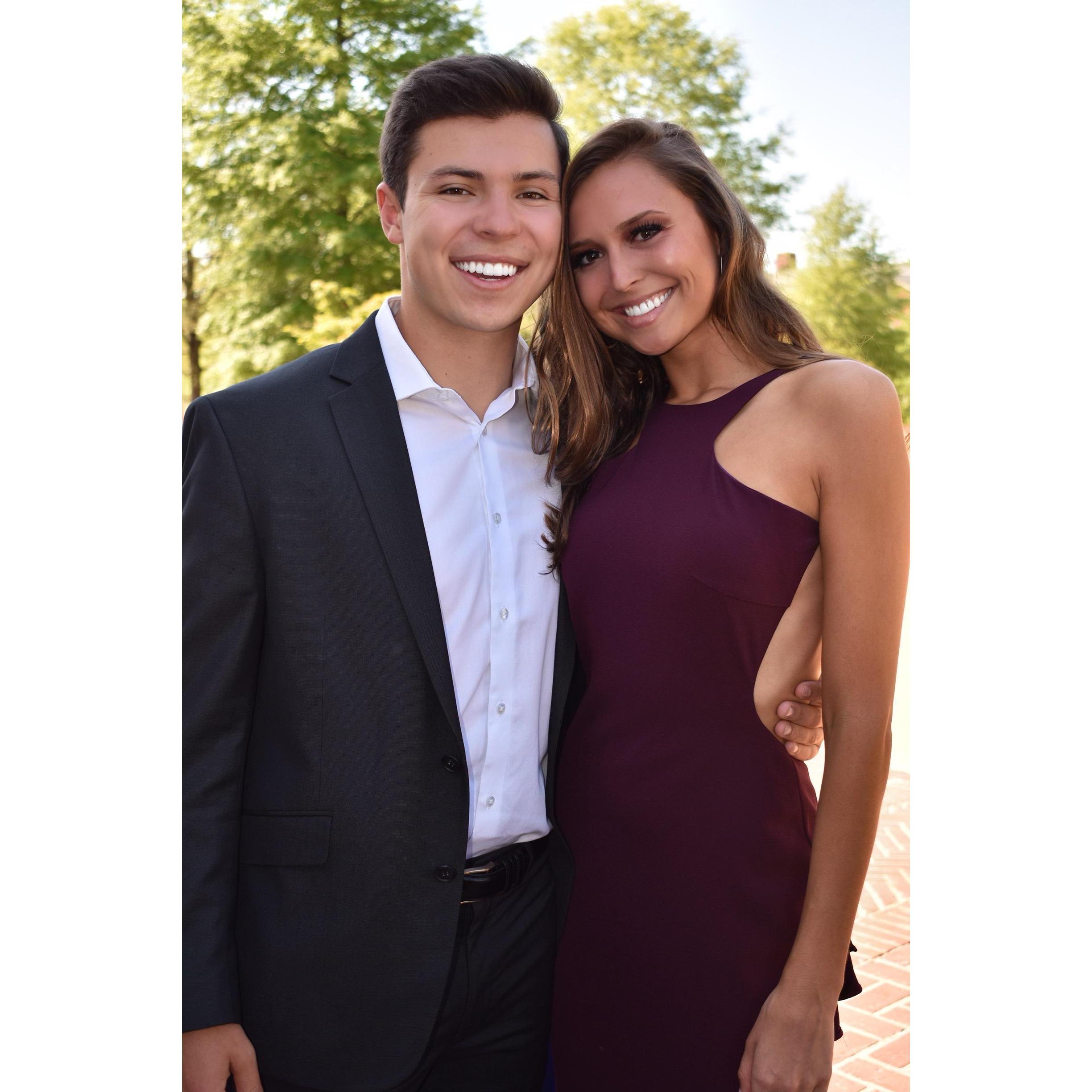 Madison's freshman year sorority formal. 2018