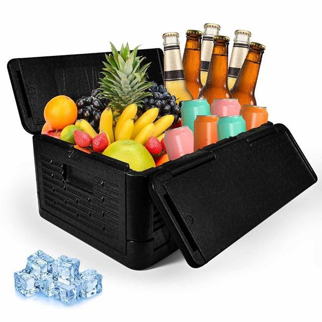 Camping Cooler, Collapsible Insulated Ice Chest, Portable Lightweight Hard Car Coolers, Large Waterproof Cooler Box Keep Cold and Warm for Camping, Hiking, Fishing, Beach-by BRILLIRARE