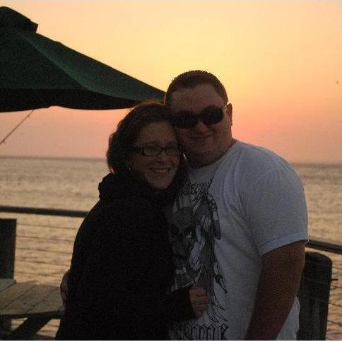 Rob and Lauren in Montauk for one of Lauren's family trips