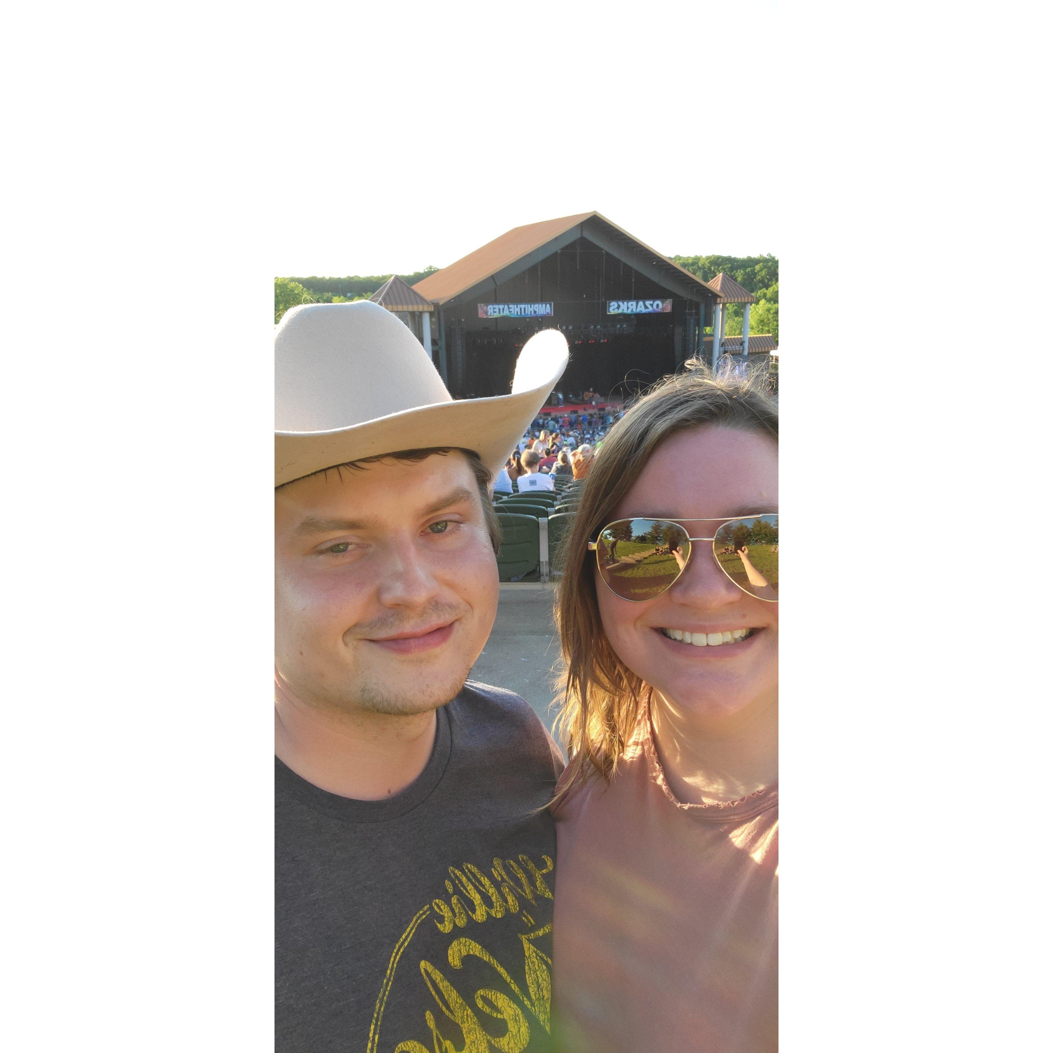 We went to a concert together!