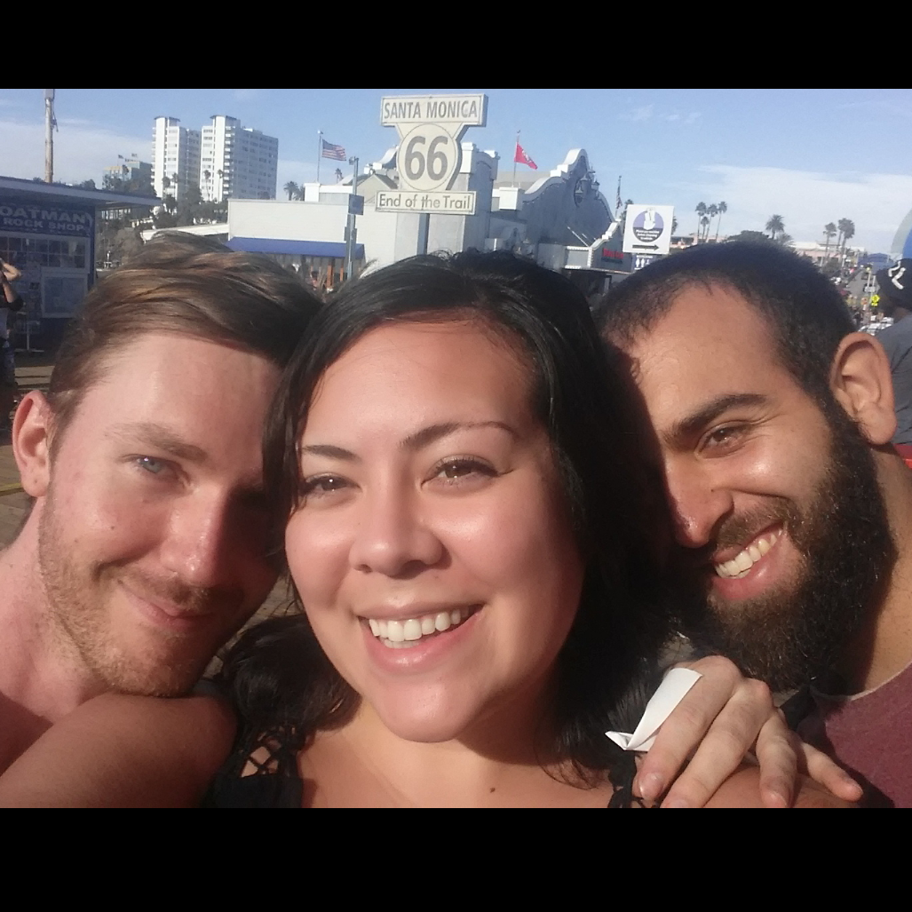 Santa Monica Pier with Karlito