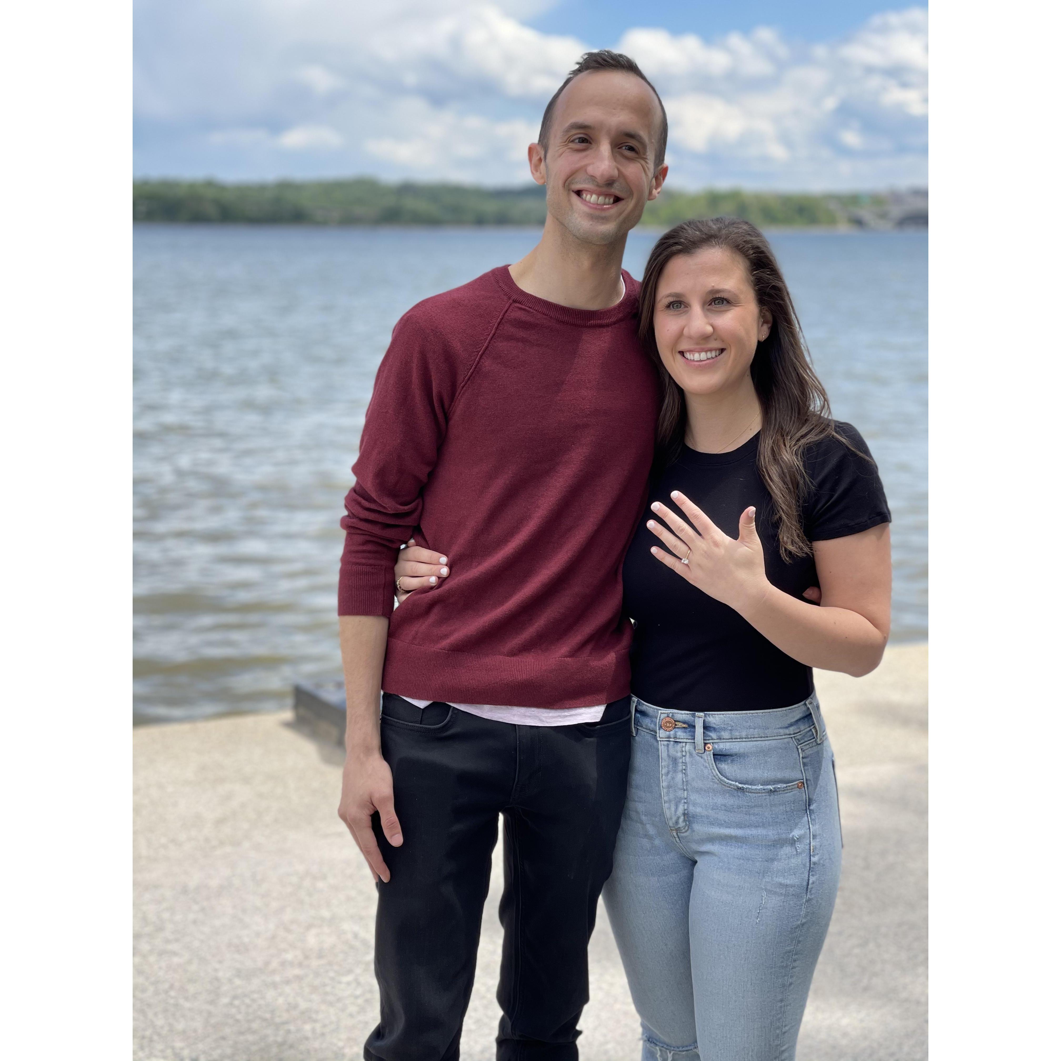 The day she said "yes!"