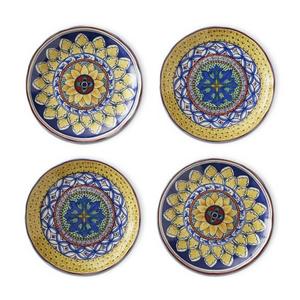 Sicily Mixed Appetizer Plates, Set of 4