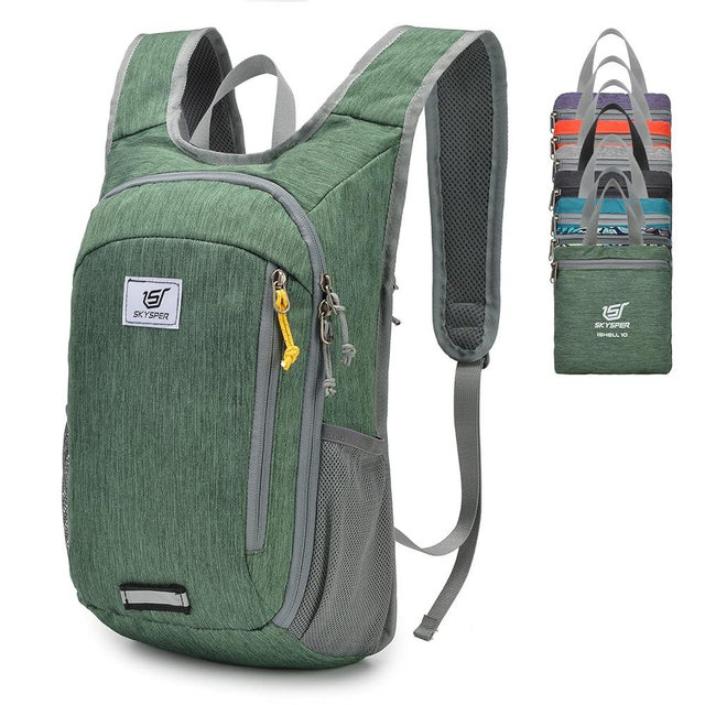 SKYSPER Small Daypack 10L Hiking Backpack Packable Lightweight Travel Day Pack for Women Men