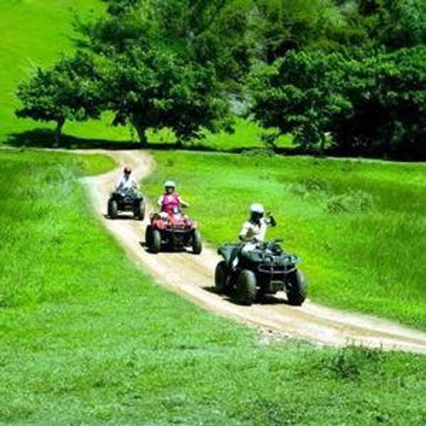 ATV riding in the Dominican Jungle