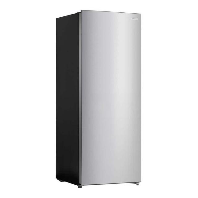 Convertible Upright Freezer/Refrigerator in Stainless Steel Garage Ready