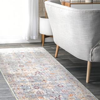 Vintage Latonya Floral Fringe Runner