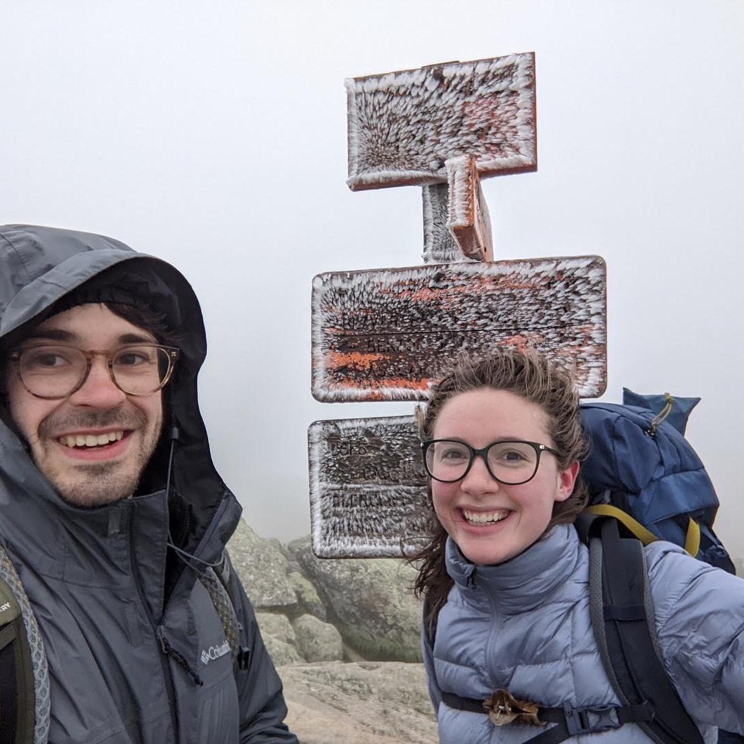 Backpacking in the White mountains, Nh
