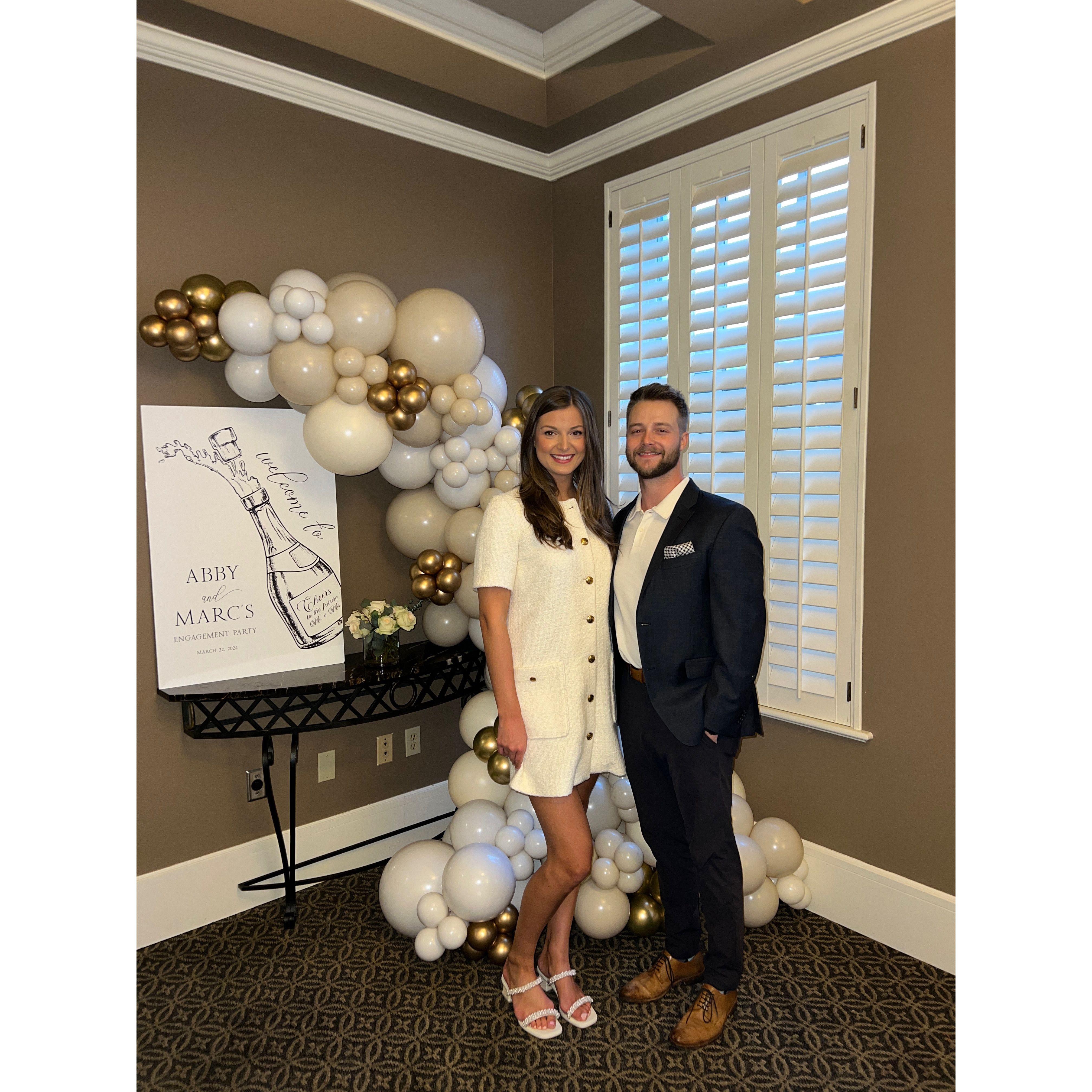 March 22, 2024: Celebrated our engagement with our closest friends and families!