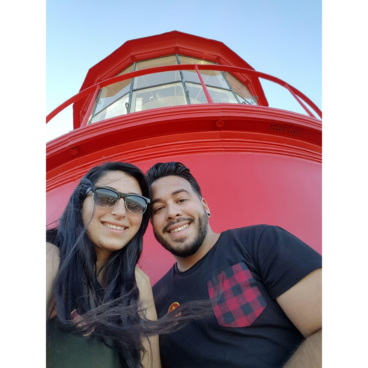 Visiting the Lighthouse on a trip to St. Augustine.