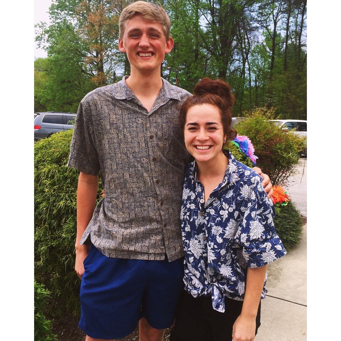 First posed picture together.