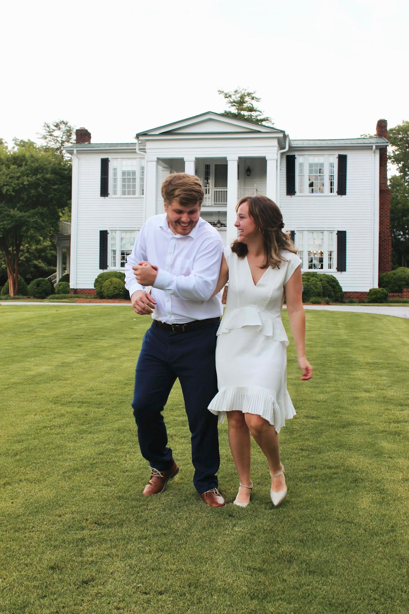 Patrick planned an engagement party immediately following at the Cherrydale House.