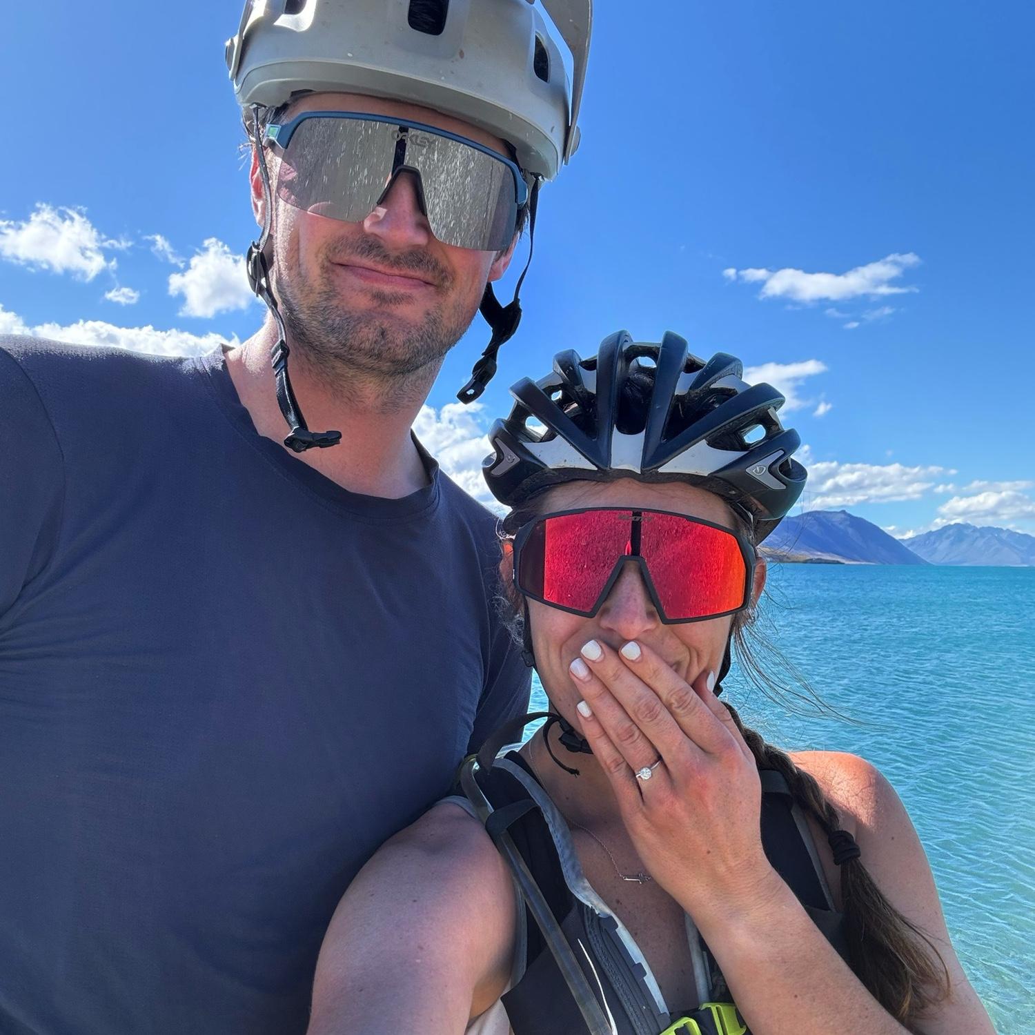 Finally we got engaged, I mean made it to New Zealand.