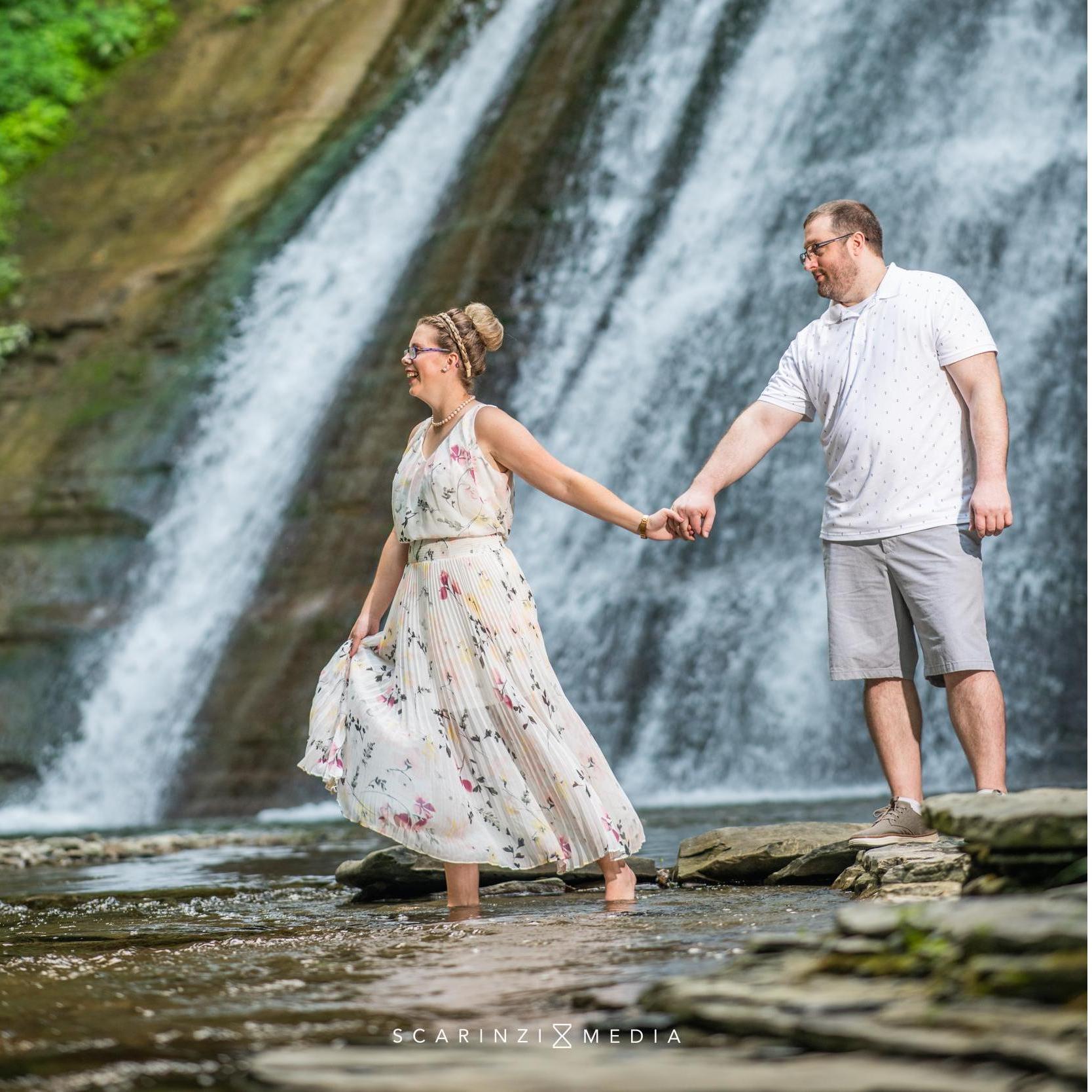 Engagement photos by Scarinzi Media