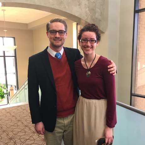 Our first picture as a couple - March 30, 2018