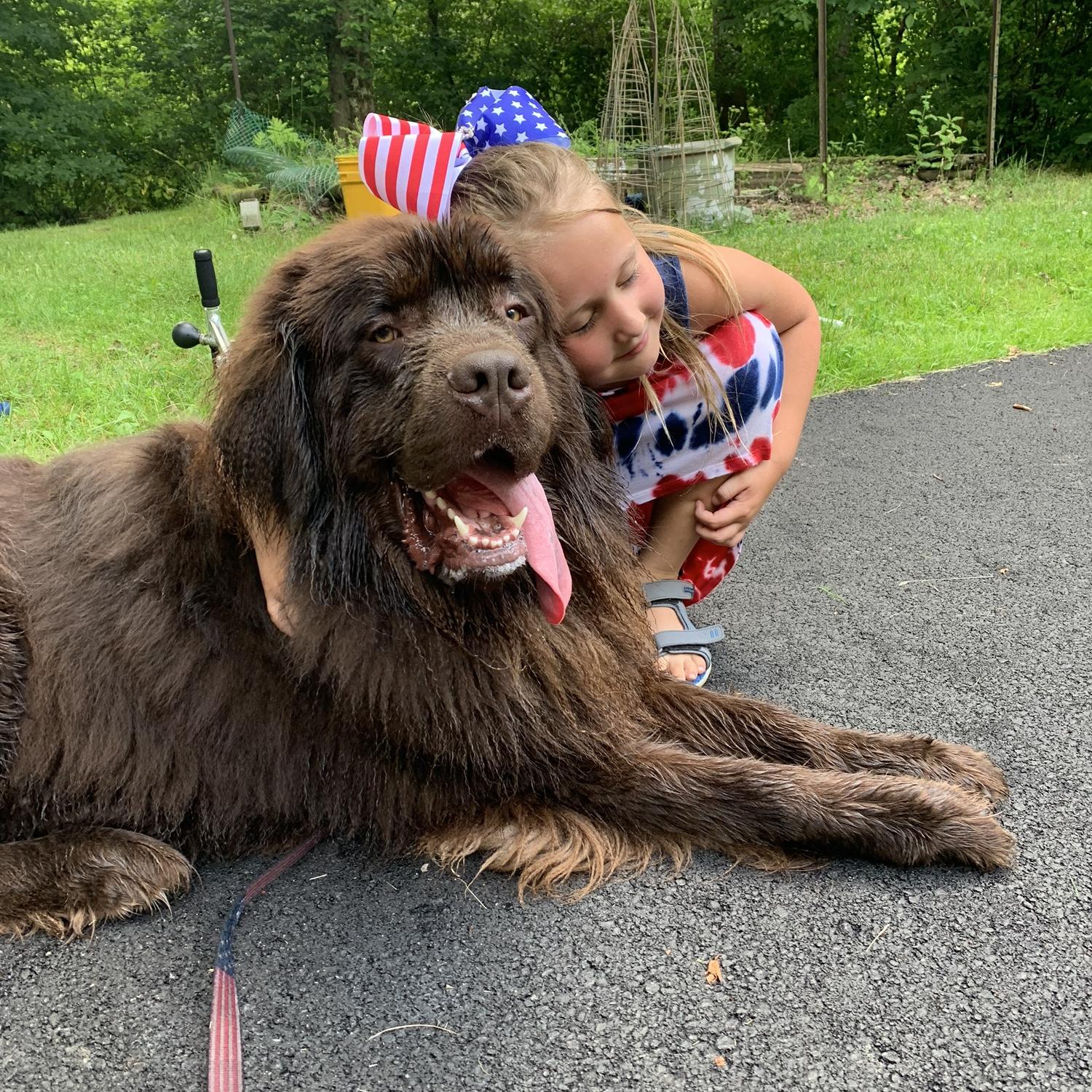 Bryn and Gus Fourth of July 2023