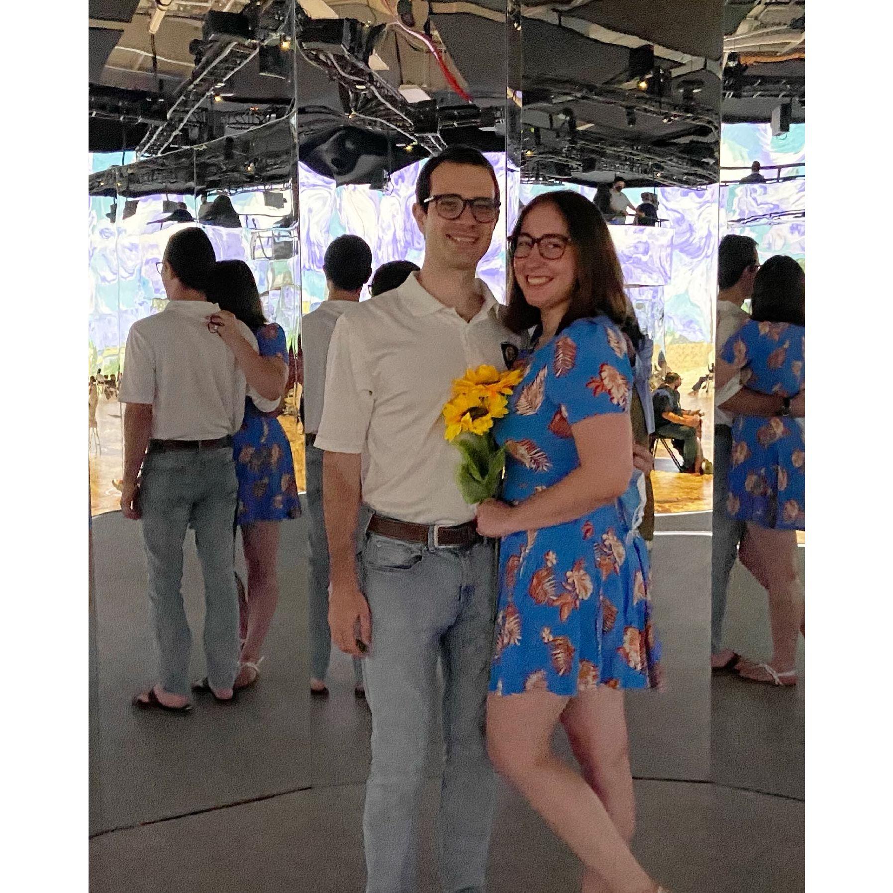 Emmeline’s 22nd Birthday at the Vincent Van Gogh immersive experience