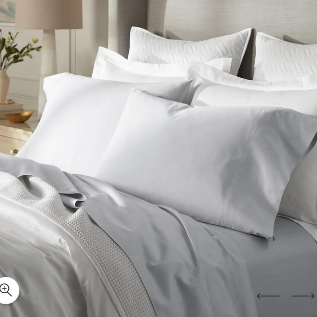 Luxury Signature Hemmed Sheet Set - Sky - Split King