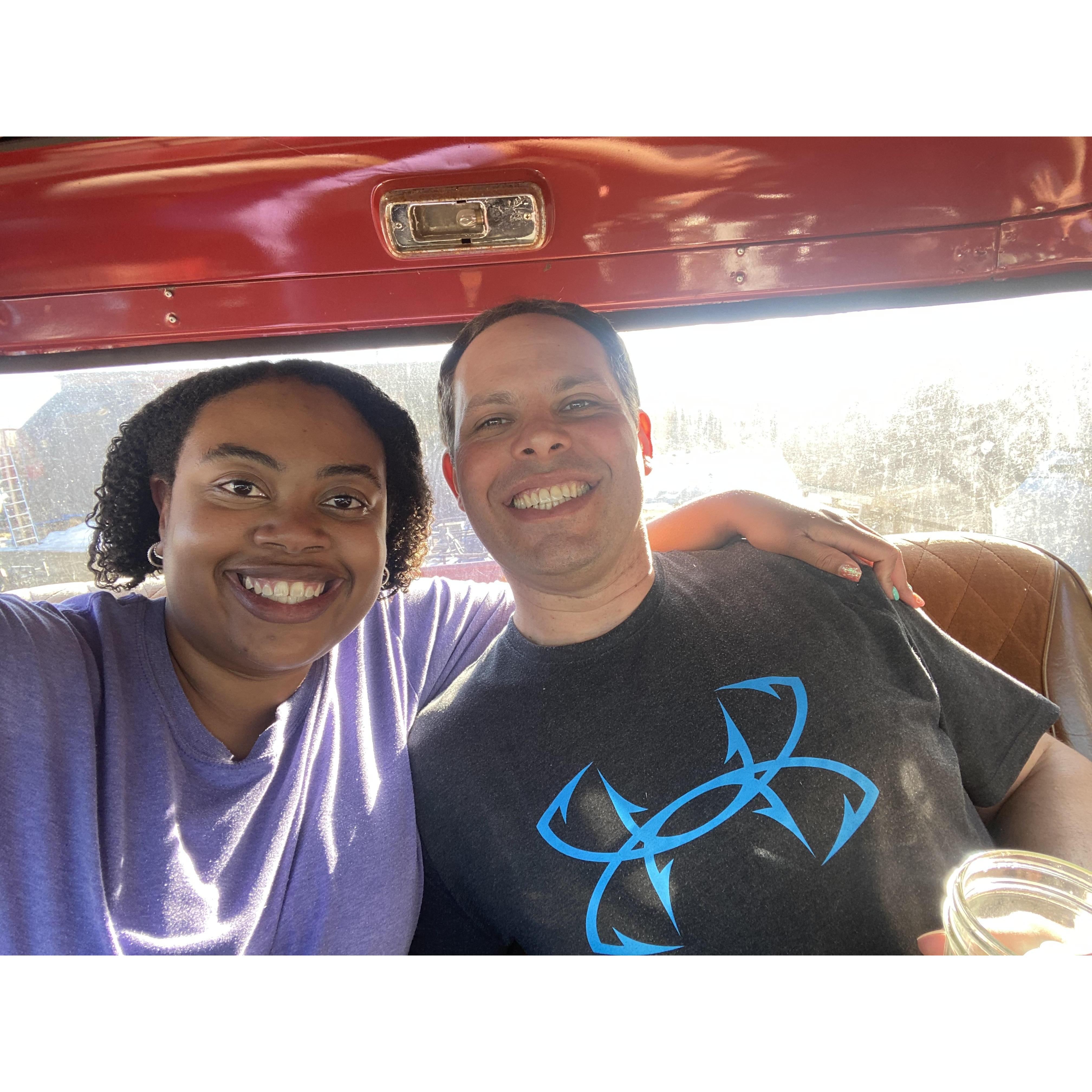 Selfie in the 56 GMC.