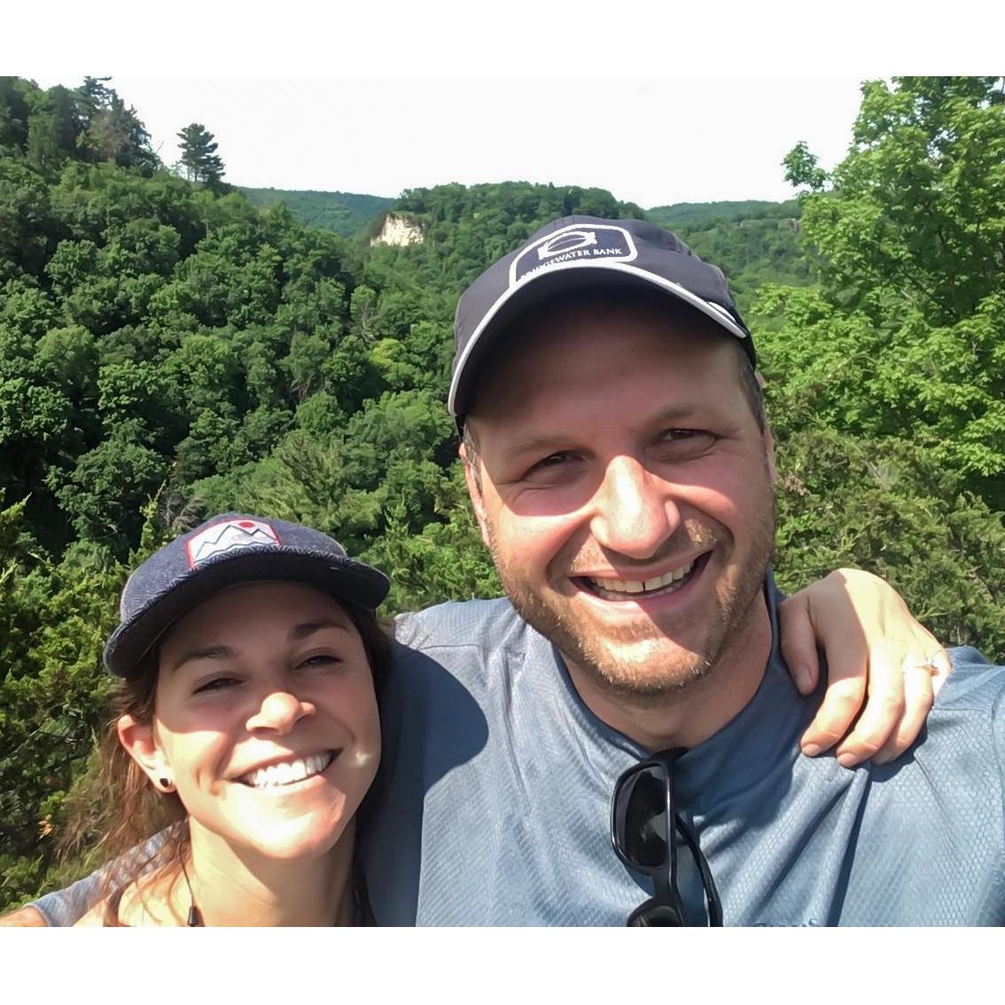 Post Engagement Inspiration Point (Whitewater State Park, MN)