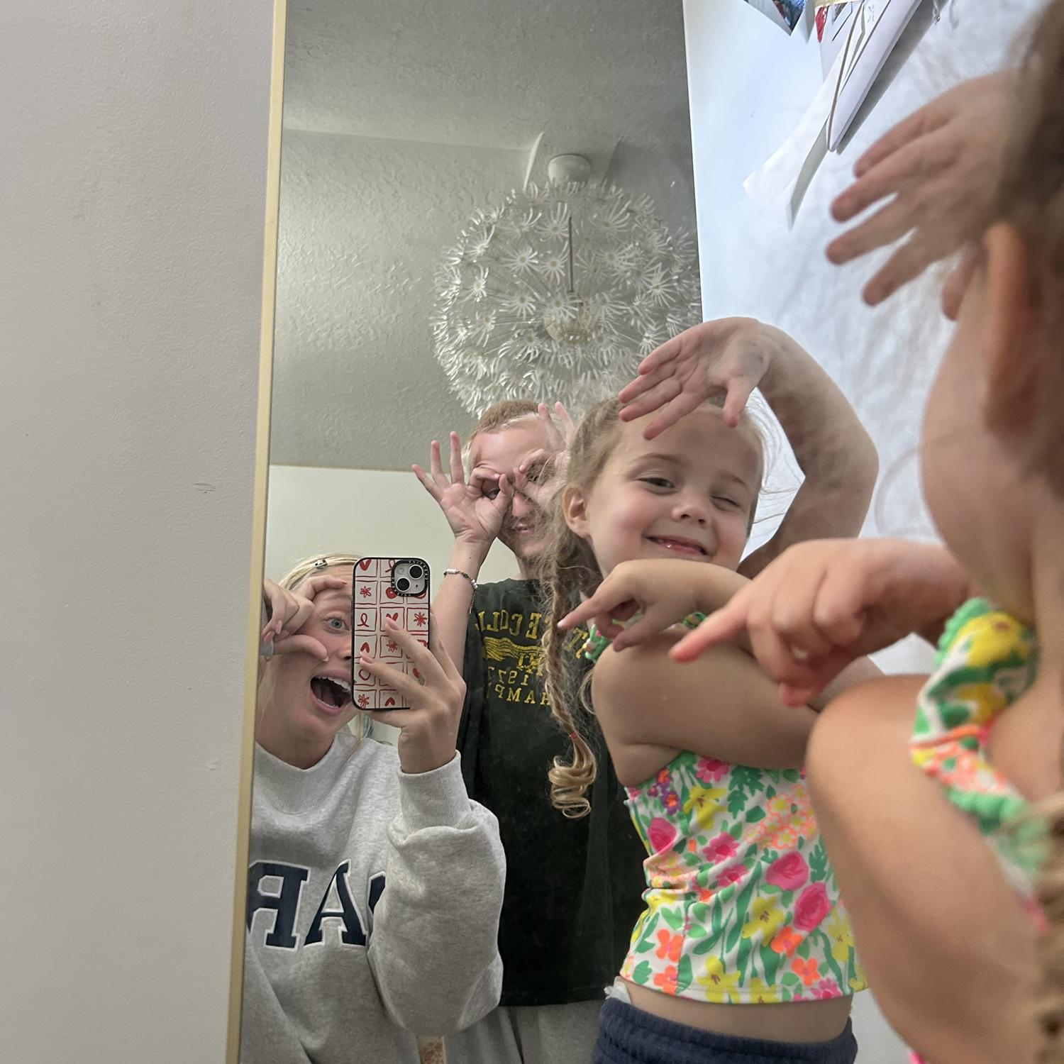 Us with our flower girl <3