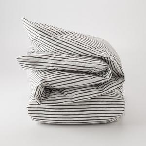 Painterly Stripe Duvet Cover - Queen