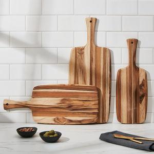 Teakwood 3-Piece Serving Board Set