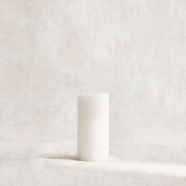 Signature Wax, Basic Pillar, White, 3X6