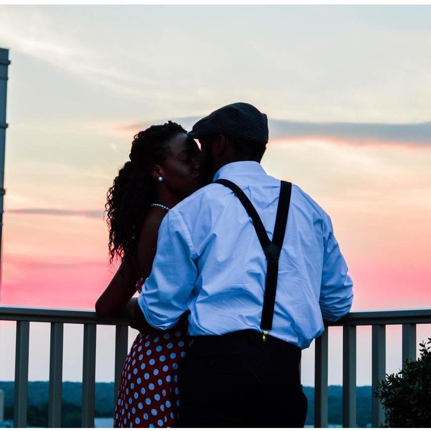 Sneaking onto a roof for sunset pictures was totally worth it