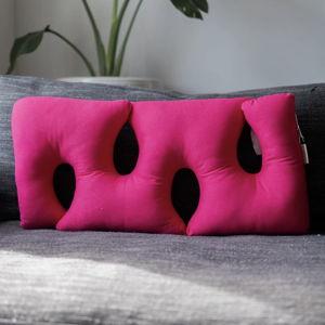 Avi Handmade Organic Cotton Squiggle Pillow