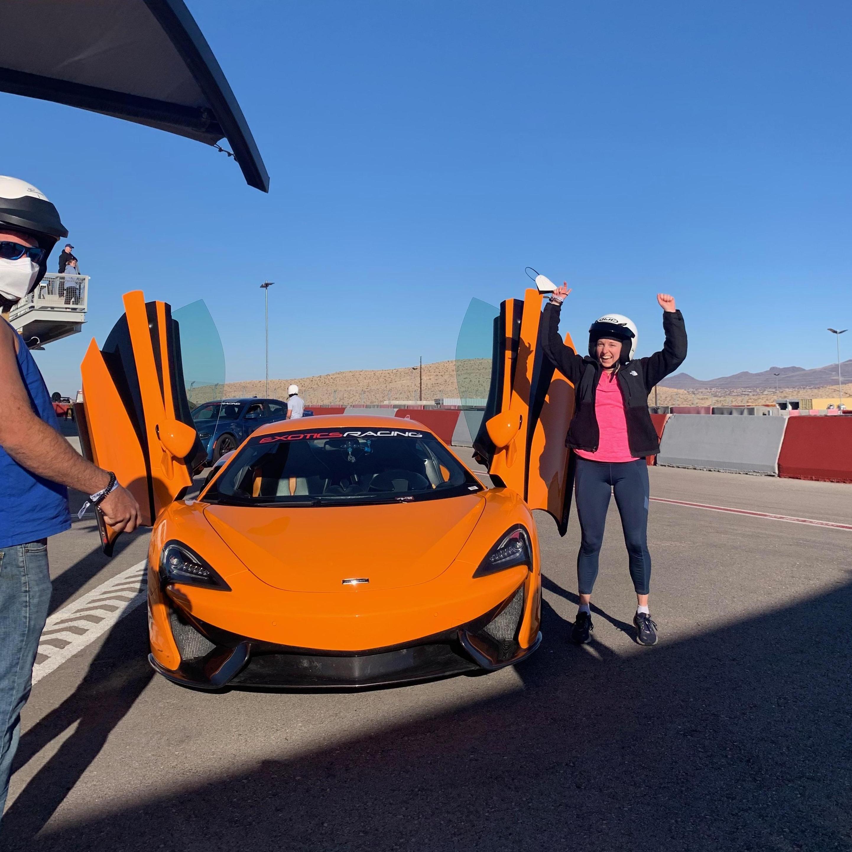 We had a quick stop off at Speed Vegas to see if Sophie had what it took to be a Formula 1 driver. (She did get to 135mph!)